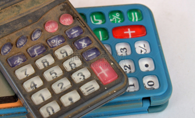 计算器,等号,减法,加号,办公室,办公用品,乘法,水平画幅,形状,银色