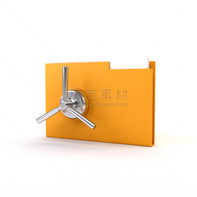 办公室,绘画插图,三维图形,黄色,号码锁,活页夹,形状,易接近性,无人,符号