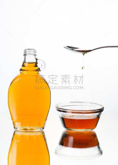 糖浆,水滴,汤匙,垂直画幅,黑糖槭,树液,琥珀,轻的,下午茶,数字1