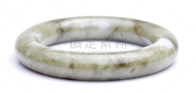 手镯,绿色,玉器,白色背景,个人随身用品,美,古董,宝石,水平画幅,古典式