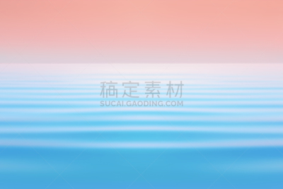 橙色,背景,粉色,抽象,海景,蓝色,水彩画,曙暮光,黄昏,水面