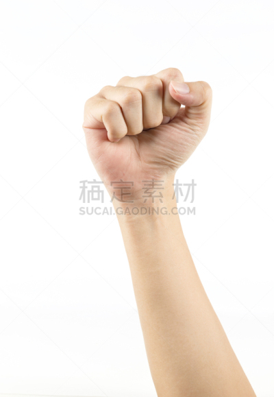 男人,分离着色,白色背景,手势语,垂直画幅,四肢,指甲,符号,白人,特写