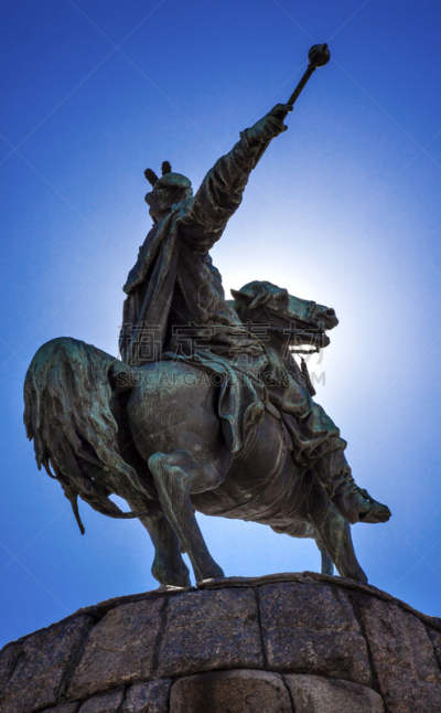 基辅,马,乌克兰,雕像,方形画幅,垂直画幅,纪念碑,灵性,东欧,户外
