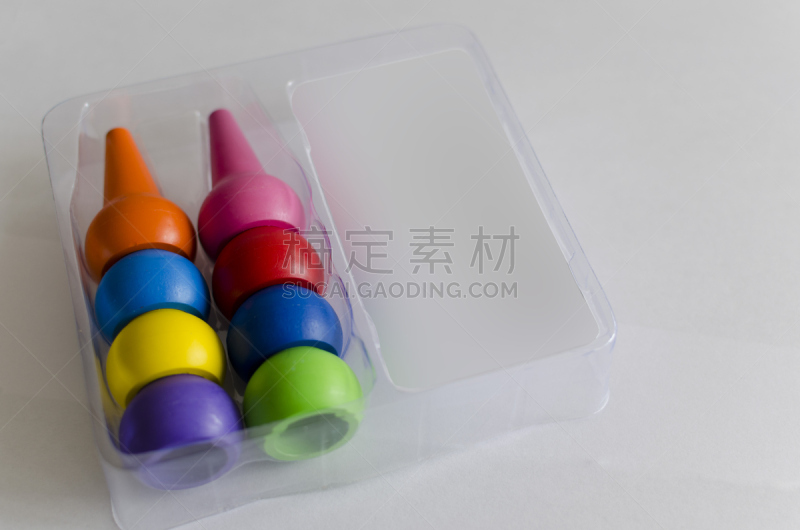 手指,蜡笔,多色的,绘画插图,职业治疗,水平画幅,无人,组物体,白色,空的