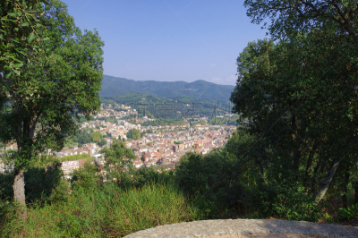 乡村,赫罗纳,天空,公园,水平画幅,山,无人,传统,古典式