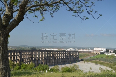 在之间,沟渠,埃尔瓦,罗马风格,17世纪图片,16世纪图片,安静,砖,世界遗产,阿连特茹