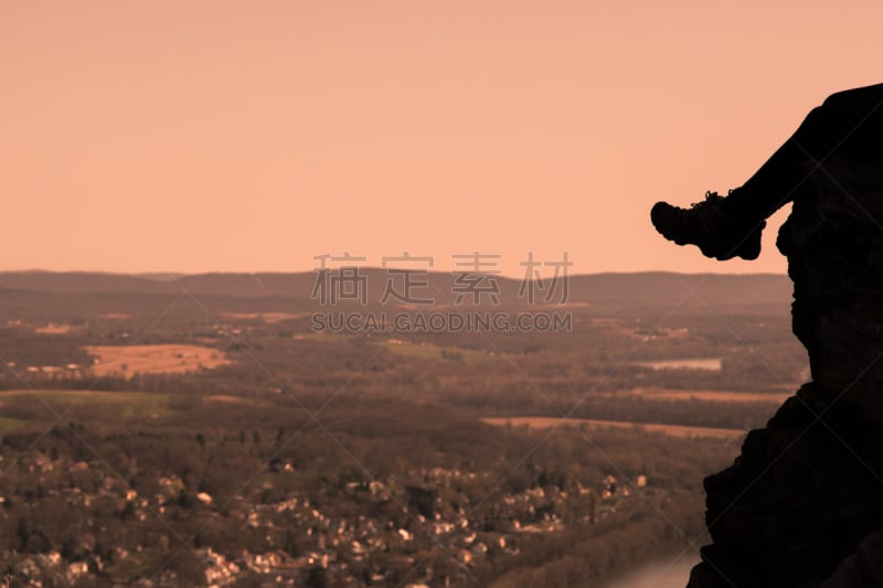 徒步旅行,登山靴,美国,水平画幅,无人,户外,阿巴拉契亚山脉,靴子,宁静,山