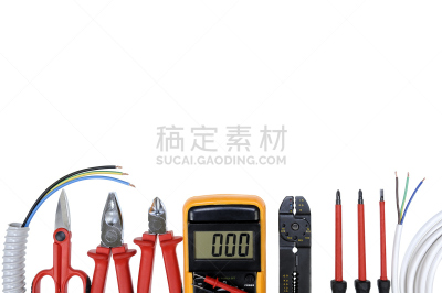 居住区,电,白色背景,工具,留白,急救包,水平画幅,能源,工作场所,科学实验