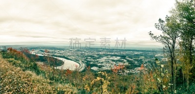 秋天,田纳西,查塔努加,非都市风光,田园风光,地形,季节,在上面,概念,自然美