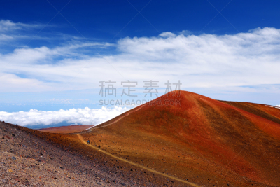 莫纳亚克火山,休眠火山,夏威夷,美国,岛,,天空,望远镜,水平画幅,高视角