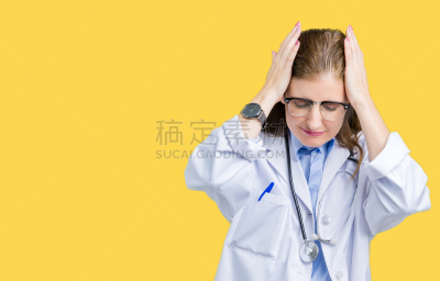 健康保健,头痛,中老年人,发狂的,痛苦,背景聚焦,手插入头发,女人,覆盖