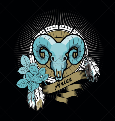 白羊座,标志,雄鹿,肖像,动物,巴比伦尼亚,行星,背景,绘画插图,生日