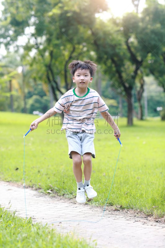 草,男孩,小学,东亚人,公园,仅儿童,中国,拿着,儿童,童年