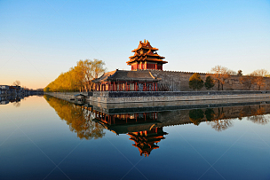 故宫,北京,国际著名景点,亚洲,旅途,全景,摩天大楼,图像,博物馆,多色的