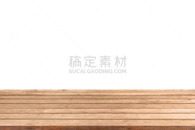 空的,桌子,木制,白色背景,分离着色,留白,零售展示,褐色,水平画幅,无人