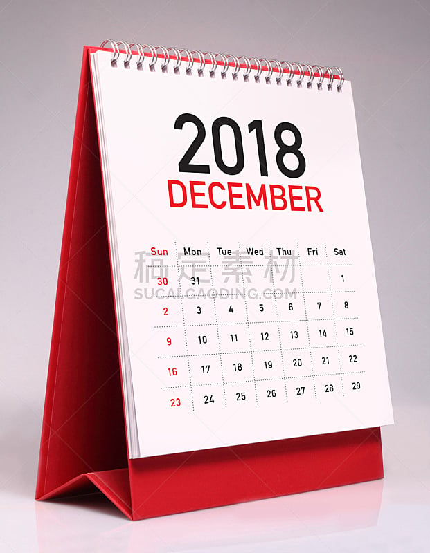 十二月,2018,极简构图,台历,垂直画幅,月,数字,历日,日历,马来西亚