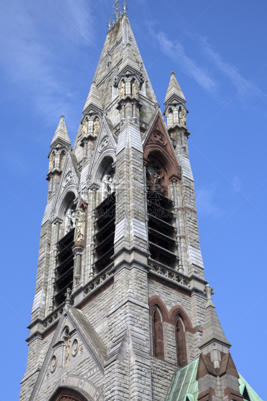 Facade of Augustinian Friary; St John the Baptist - John’s Lane Church; Dublin; Ireland