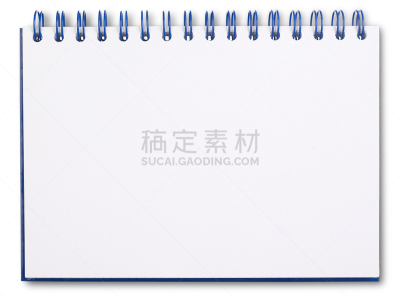 活页夹,留白,新的,水平画幅,无人,干净,开着的,白色,个人备忘录,空的