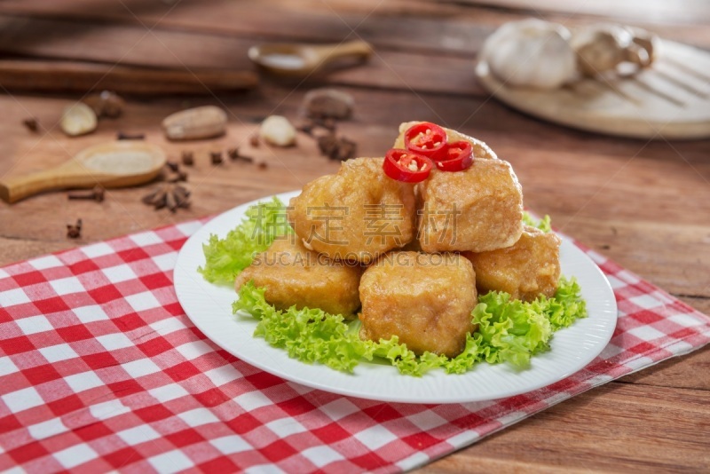 桌子,盘子,甘蓝,鱼丸,餐具,格子烤肉,褐色,水平画幅,无人,开胃品