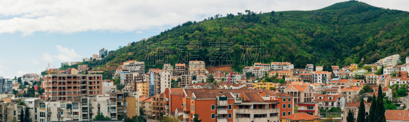 布德瓦,黑山,摩天大楼,香蒲,看风景,建筑外部,尼科莱·达维登科,水,天空,新的