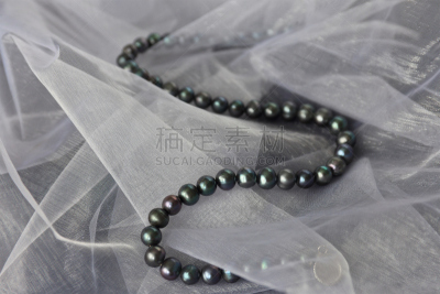 项链,黑珍珠,个人随身用品,美,水平画幅,珠宝,线绳,完美,俄罗斯,白色