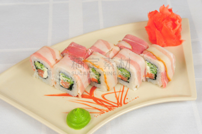 食品,海蛇,三文鱼卷,加州卷,海味沙拉,海老寿司,寿司卷,紫菜,生鱼片,水平画幅