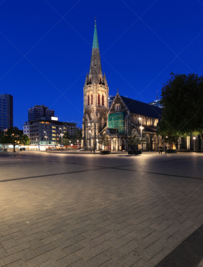 黄昏,新西兰坎特伯雷地区,垂直画幅,夜晚,广场,旅行者,城市