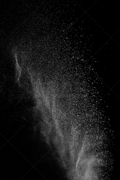 白色,冻结的,粒子,黑色背景,纹理效果,弄皱的,化学,平视角,暗色,背景分离