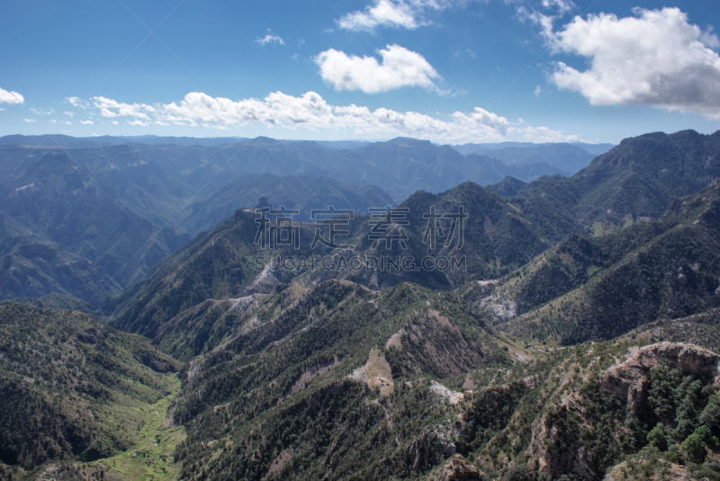 铜,地形,峡谷,墨西哥,天空,美,库普尔峡谷,水平画幅,山