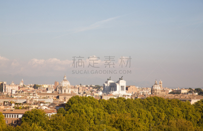 罗马,全景,古城,在上面,国际著名景点,古罗马,古董,著名景点,圆顶建筑