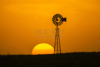 地形,潘帕斯大草原,南美,阿根廷,水平画幅,巴塔哥尼亚,抽象,拉潘帕市,黄昏,拉丁美洲