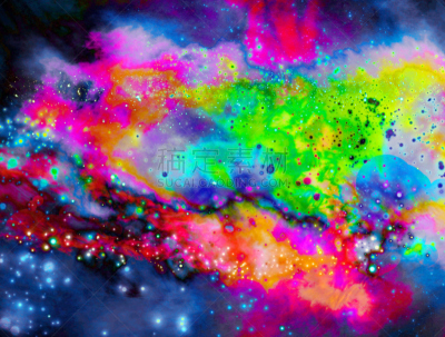 太空,星系,拉伸图像,天空,留白,高视角,纹理效果,纺织品,夜晚,平视角