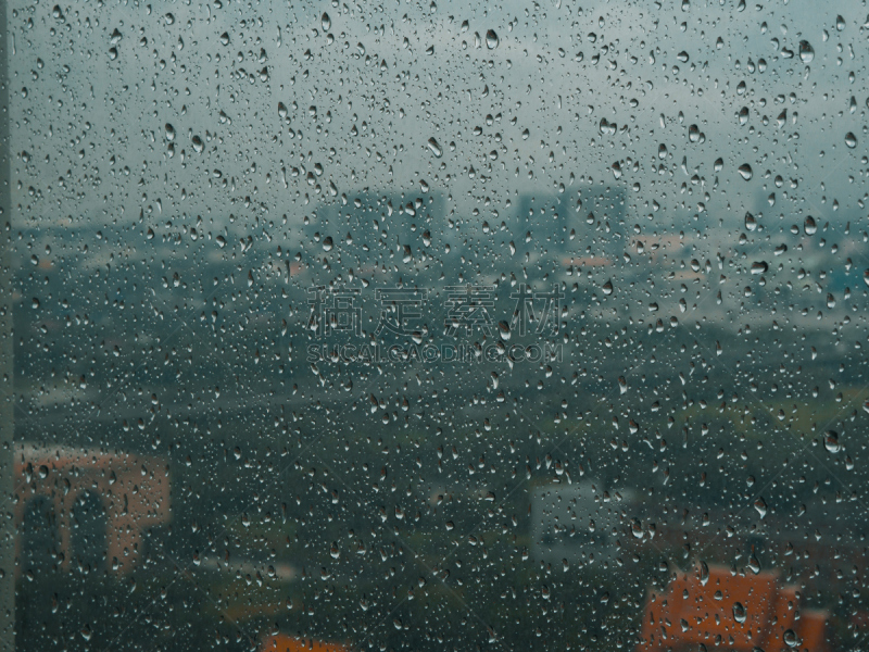 雨滴,拱门国家公园,水,天空,暴风雨,水平画幅,无人,湿,泰国,雨