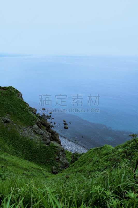 北海道,积丹半岛,黄昏,风景,垂直画幅,海滩,日本,夏天,渔夫,日落