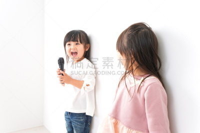 女孩,留白,歌手,麦克风,水平画幅,美人,日本人,人的脸部,录音设备,音乐人