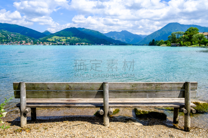 阿默湖畔迪森,罗塔赫－埃根,阿默尔湖,提根湖,公园长椅,湖岸,巴伐利亚,水,天空,长椅