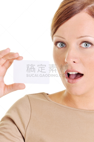 拿着,名片,青年人,背景分离,肖像,现代,消息,站,出示