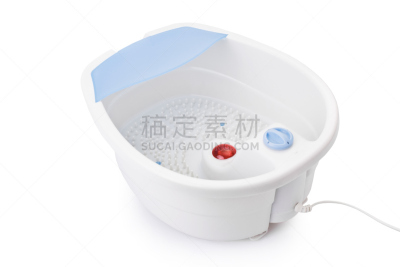 足,按摩器,水平画幅,足浴,无人,家庭生活,白色背景,健康保健,健康,背景分离