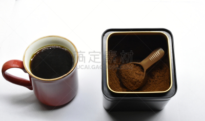 咖啡,研磨食品,饮料,芳香的,咖啡滤纸,背景分离,清新,早餐,烤的,图像