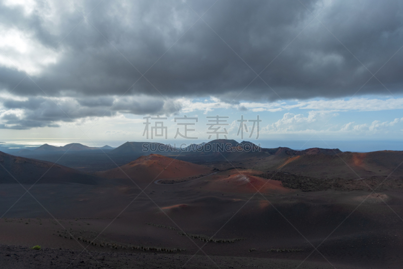 timanfaya national park,火山,加那利群岛,兰萨罗特岛,西班牙,居住区,野生动物,环境,云,天气