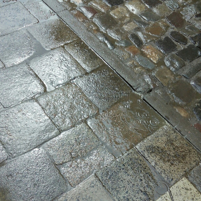 雨,瓦,在下面,沥青,圆石,建筑业,工业,商业金融和工业,无人,街道