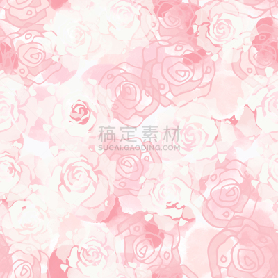 四方连续纹样,多色的,矢量,抽象,形状,水彩画,玫瑰,水彩画颜料,几何形状,珊瑚色
