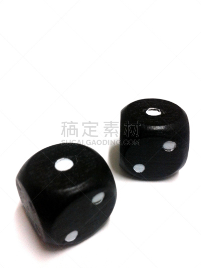 骰子,黑色,两个物体,蛇眼,垂直画幅,无人,斑点,机会,棋盘游戏,白色