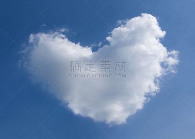 云,心型,天堂,可爱的,云景,自由,风,浪漫,环境,情人节卡