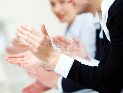 见面问候,鼓掌欢迎,商务研讨会,水平画幅,会议,人群,商务会议,男商人,特写,男性