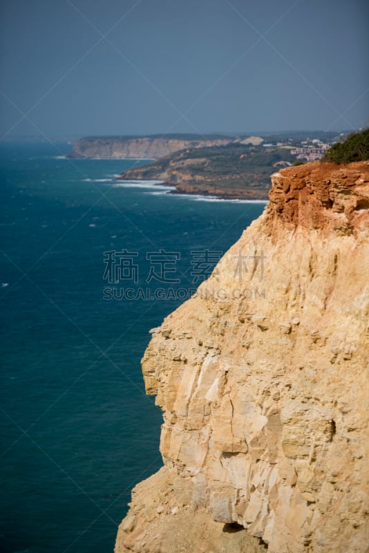 阿尔加威,大西洋,葡萄牙,海滩,欧洲,自然,垂直画幅,风景,图像,海洋