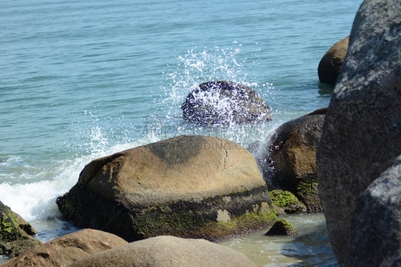 岩石,海洋,自然,水,水平画幅,沙子,里约热内卢州,无人,蓝色,海岸地形