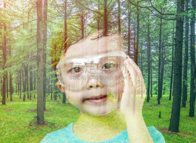 儿童,网络空间,游戏,智能眼镜,增强现实,3d眼镜,原生数字,玩家,学龄前,未来