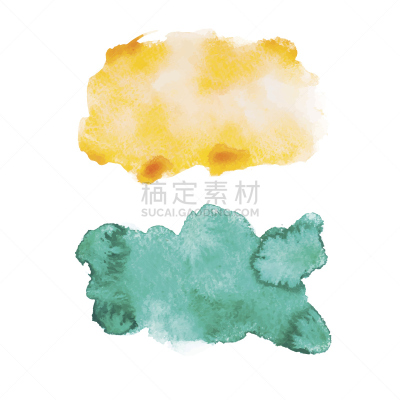 多色的,抽象,蓝色,艺术,涂料,绿色,水彩画,模板,背景,粗糙的
