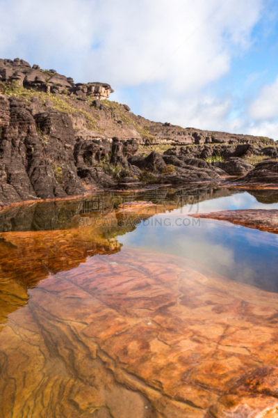 罗赖马山,平顶山区,罗赖马州,平顶山,canaima,委内瑞拉,垂直画幅,南美,无人,户外